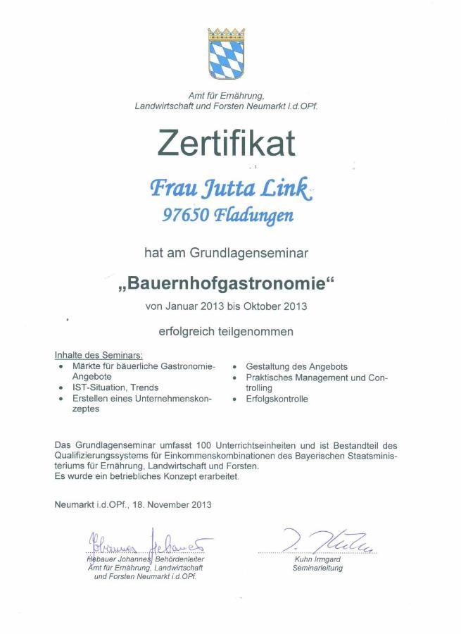 Gästehaus Jutta / Pension Link Fladungen Exterior foto